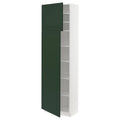 White High Cabinet with Shelves and 2 Doors F608