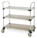 Standard Duty Utility Cart, Open Design, 2 Wire, 1 Solid A582487