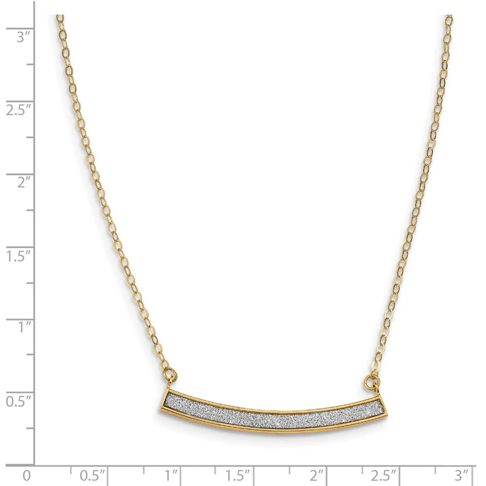 14kt Yellow Gold Polished Necklace U799