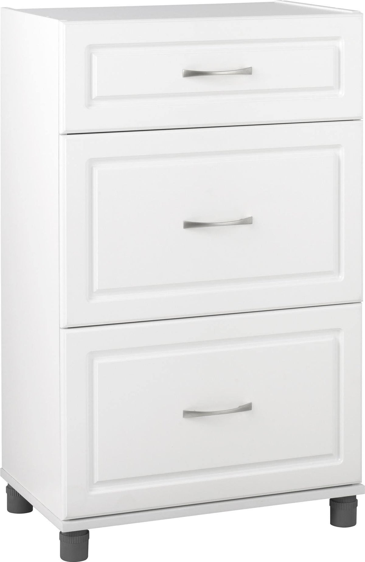 White 3-Drawer Storage Cabinet V3390