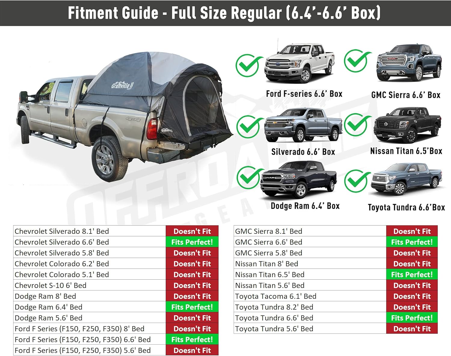 Truck Bed Tent N30308