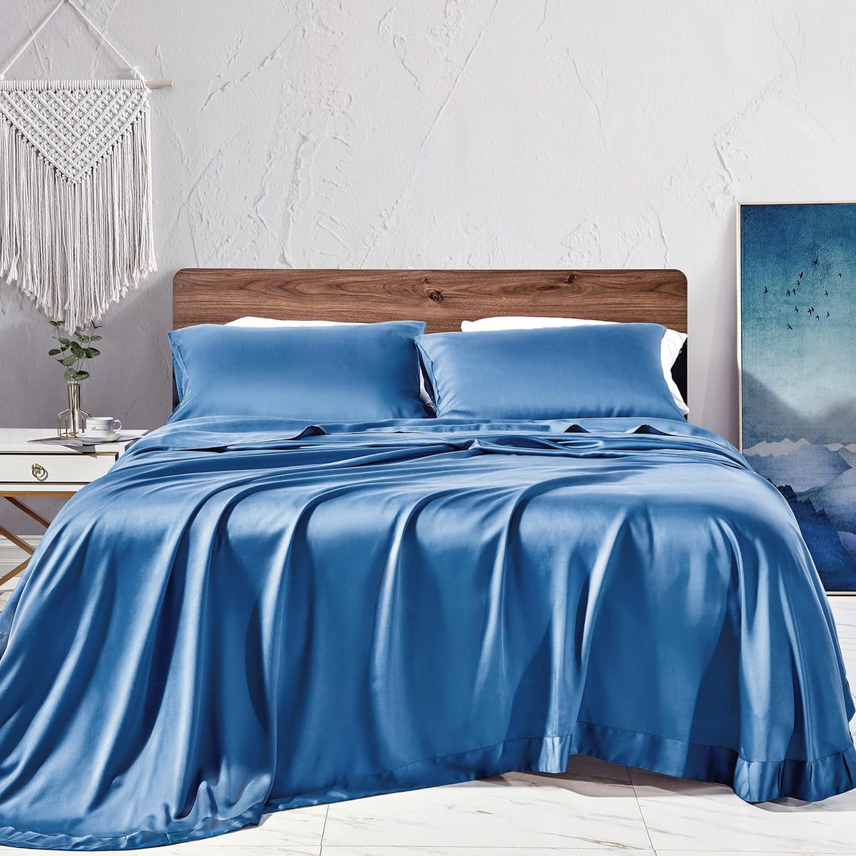Tencel Lyocell Sheet Set 3 Pieces Deep Pocket Bedding Set O234033