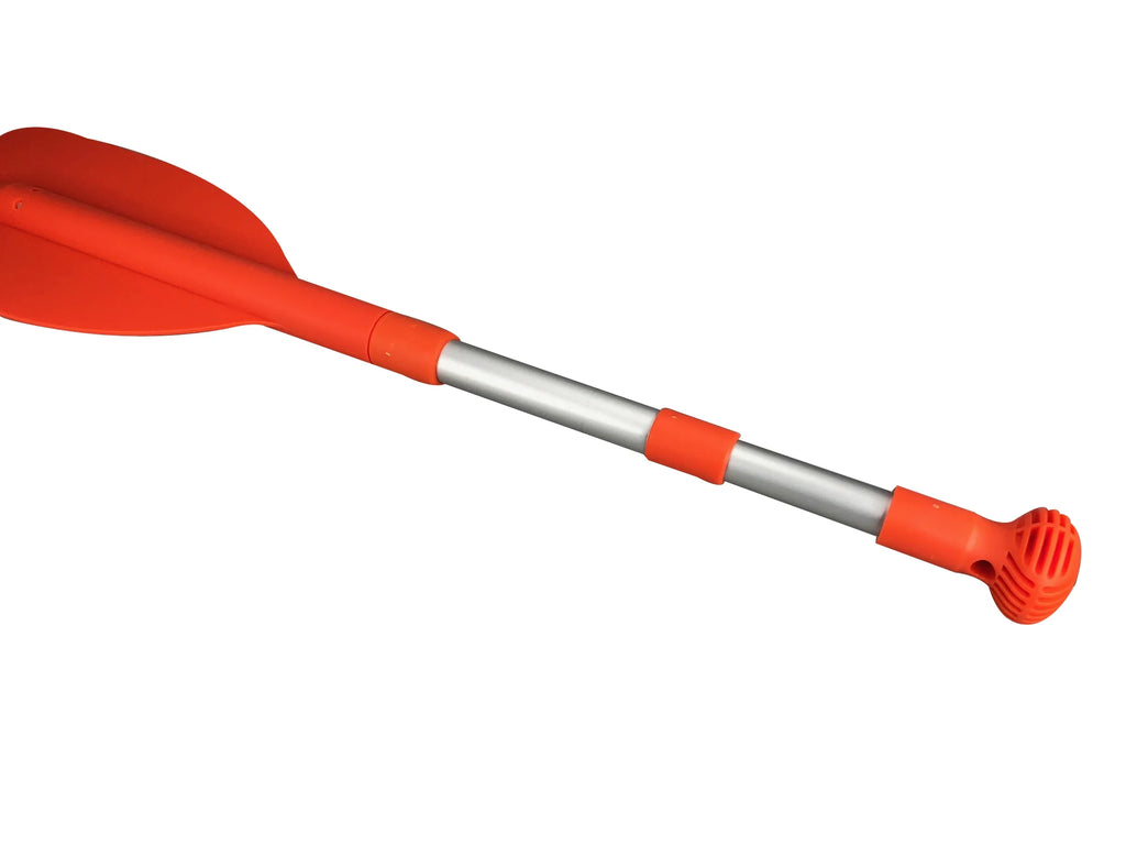 Mini Telescopic Emergency Boat Kayak Paddle Set of 2 Orange S4600
