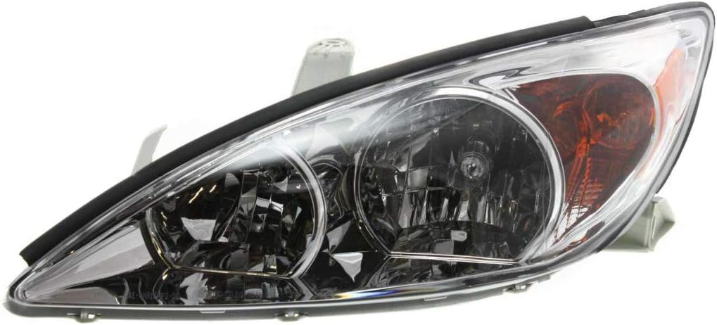 Headlight Assembly for 2002 2003 2004 Toyota Camry Driver and Passenger Side with Bulbs P9825