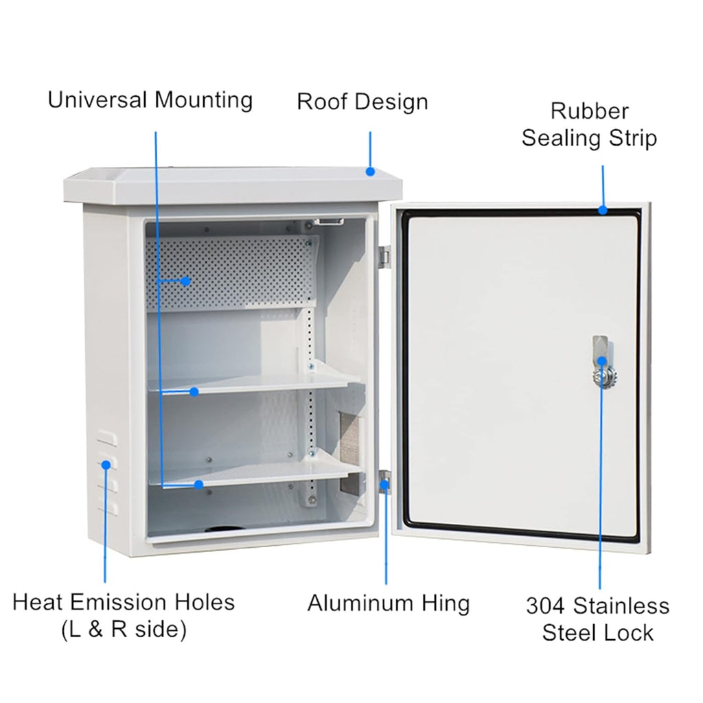 Outdoor Stainless Steel Weatherproof Electrical Box with Mounting Plate W1653