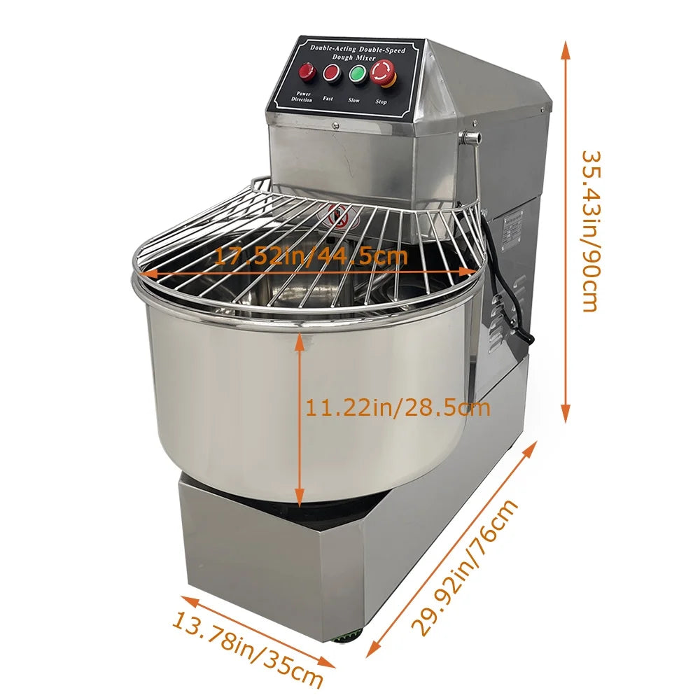 40L Electric Dough Mixer Stainless Steel E5099