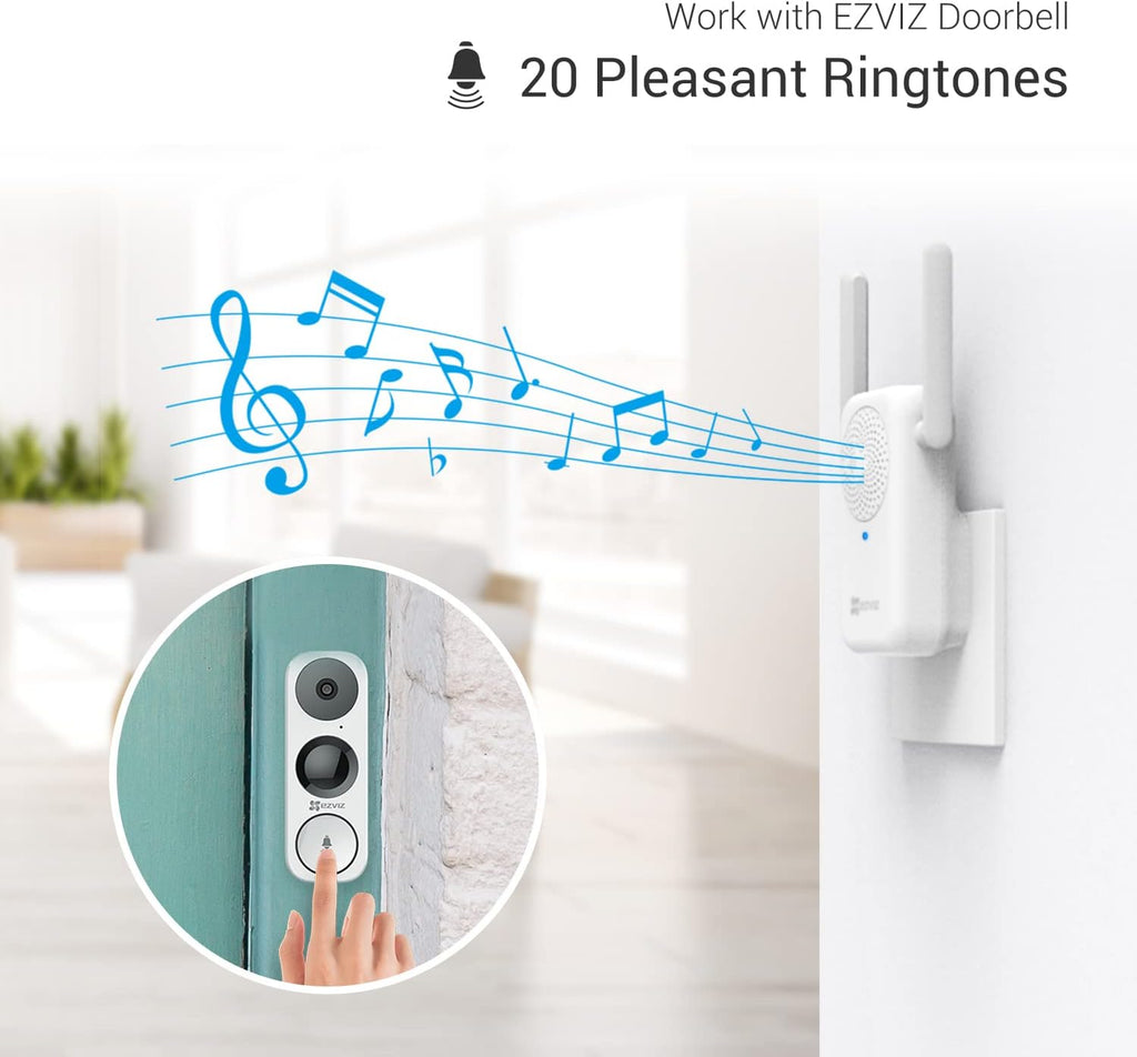 Wired WiFi Video Doorbell with Night Vision and Two-Way Talk M19384