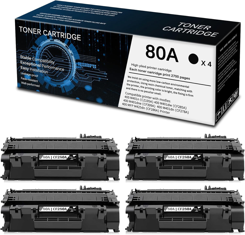 Black Toner Cartridge 4 Pack N56316