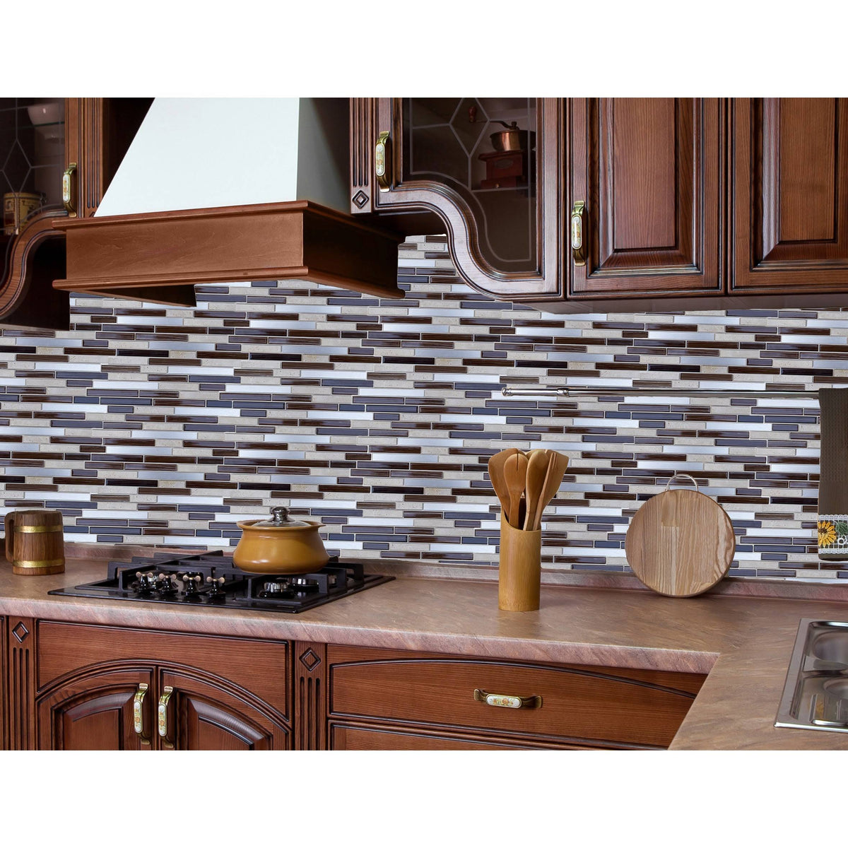 Mosaic Wall Tile (Pack of 6) J2168