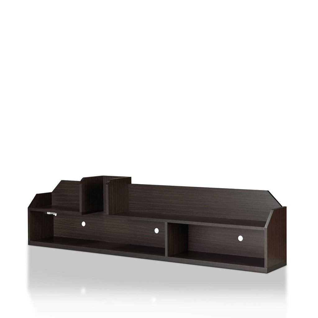 Walnut Wall-Mounted Media Console Z92603