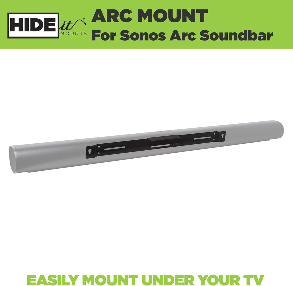 Black Steel Soundbar Wall Mount for Sonos Arc, Pack of 2 G27472