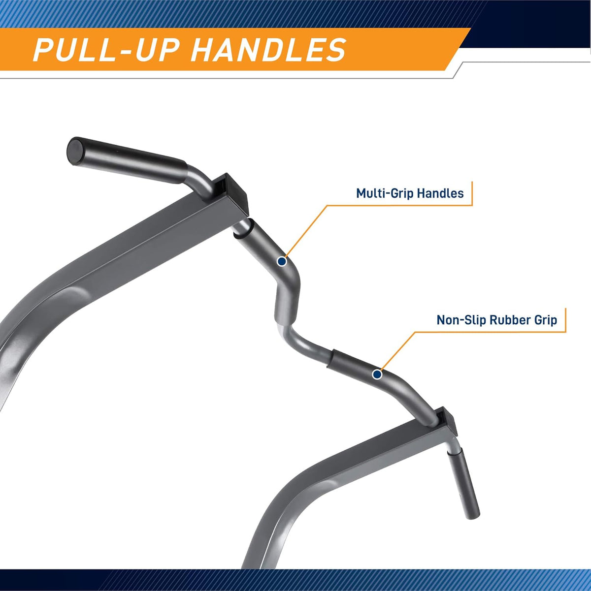 Black Pull Up & Dip Station B184