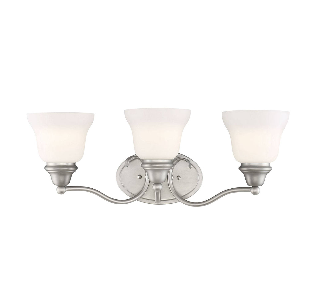 Pewter 3 Light Bath Bar J941
