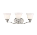 Pewter 3 Light Bath Bar J941