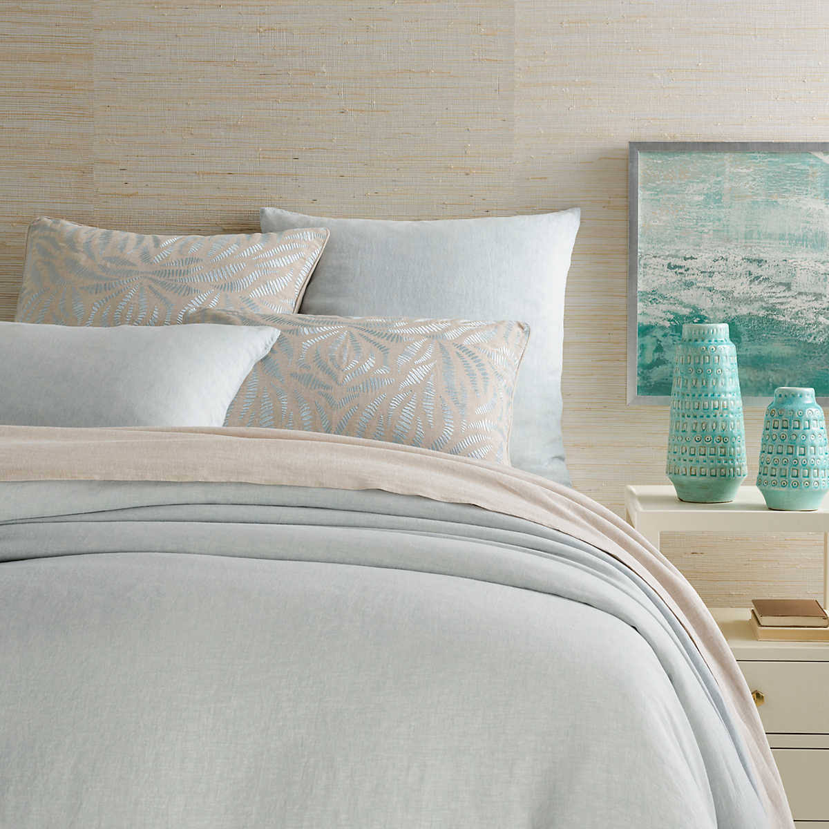 Twin Linen Duvet Cover C1910