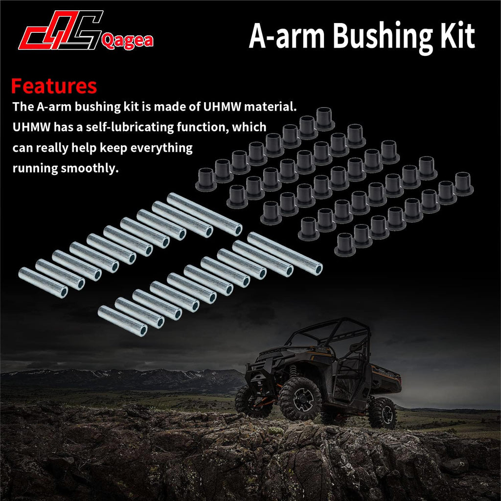 Control Arm Bushing Kit for Polaris Ranger Full Size XP 800, Pack of 2 F480006