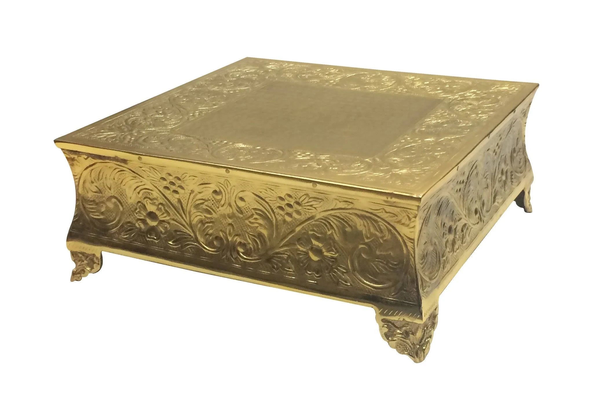 Gold Aluminum Wedding Cake Stand X3306