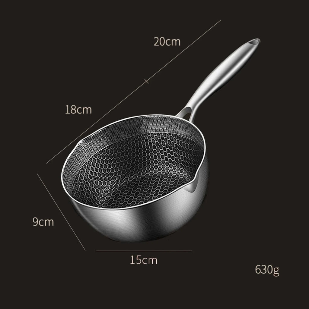 Japanese Tempura Fryer Pan Deep Fryer Pot with Oil Draining Rack Nonstick V872630