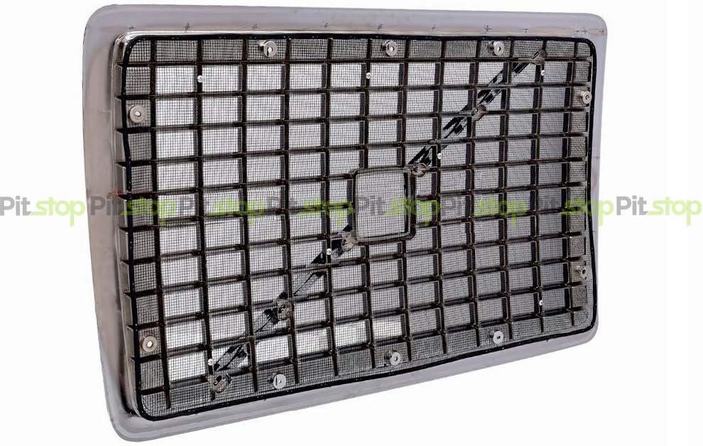 Black Chrome Front Hood Radiator Grill with Bug Screen P62148