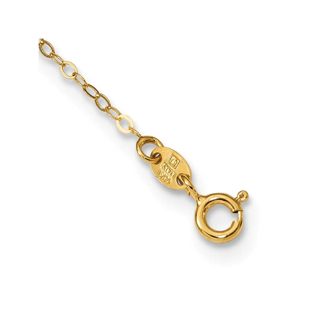 14kt Yellow Gold Polished Necklace U799