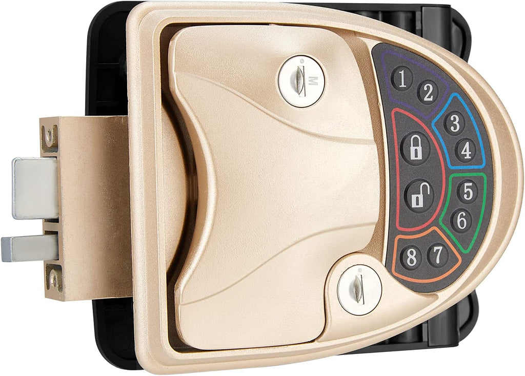 Keyless Entry RV Door Lock with Deadbolt and Two Wireless Remote Controllers Z922