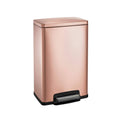 13 Gal Rose Gold Step Trash Can Q179156