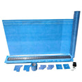 32 in. x 60 in. Linear Shower Wall/End Drain Kit with 54 in. 2-in-1 Nickel Drain Z374219