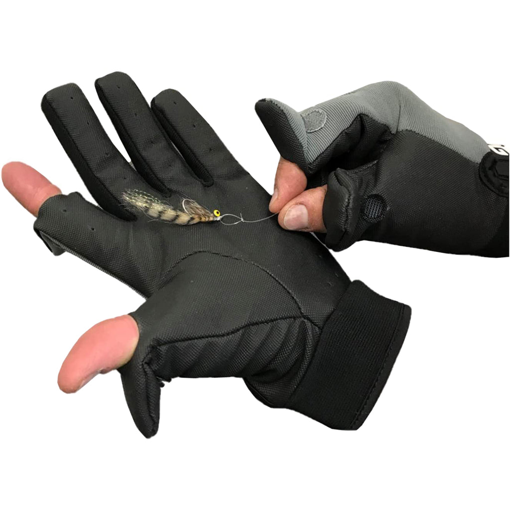 Black Slit Finger Gloves O35012