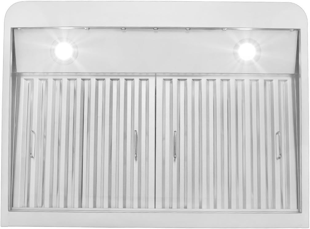 Under Cabinet Wall Mount Range Hood 900 CFM Stainless Steel Baffle Filters U830854