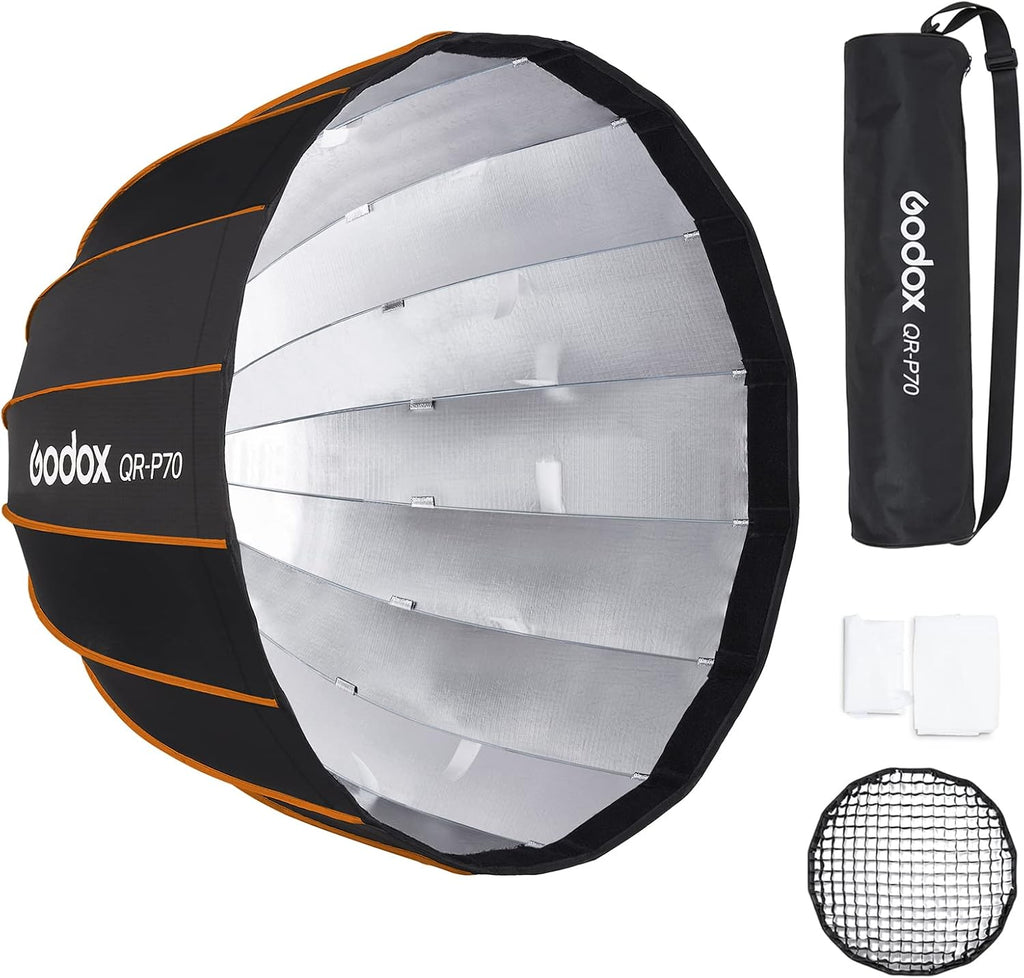 Deep Parabolic Softbox with Grid and Carrying Bag C520