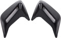 Black Pack of 2 Car Hood Air Flow Vent Sticker Cover L9739