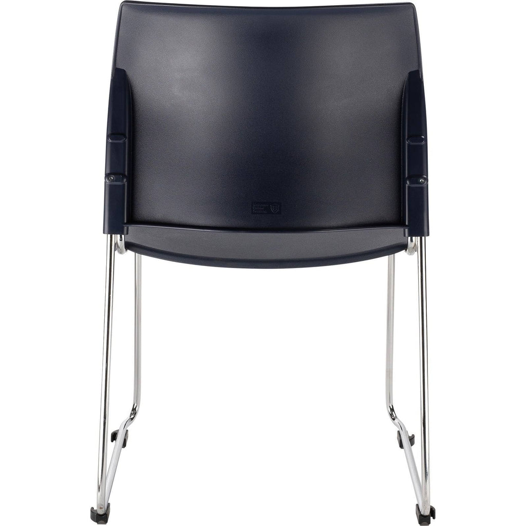 Black All Plastic Cafetorium Chair, 4 Pack O608061