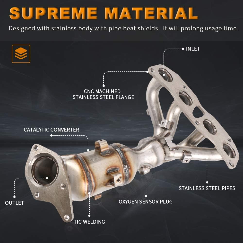 Manifold Catalytic Converter with Gasket for Nissan Altima 2.5L 2007-2013 T369