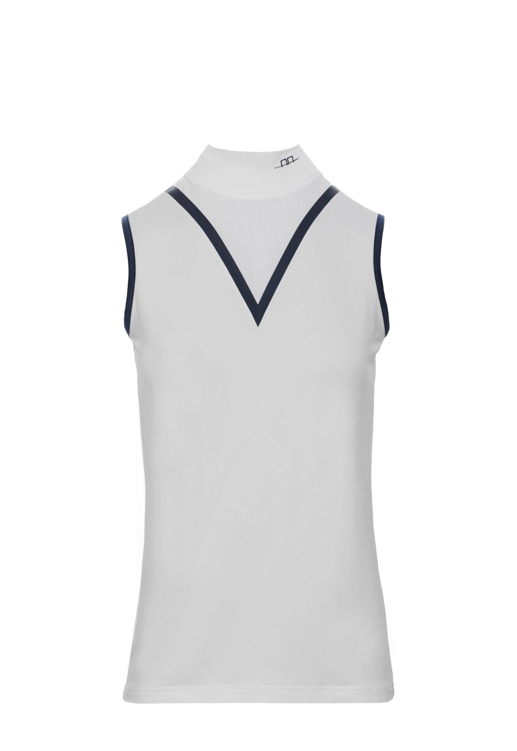 White Sleeveless Technical Top V61084