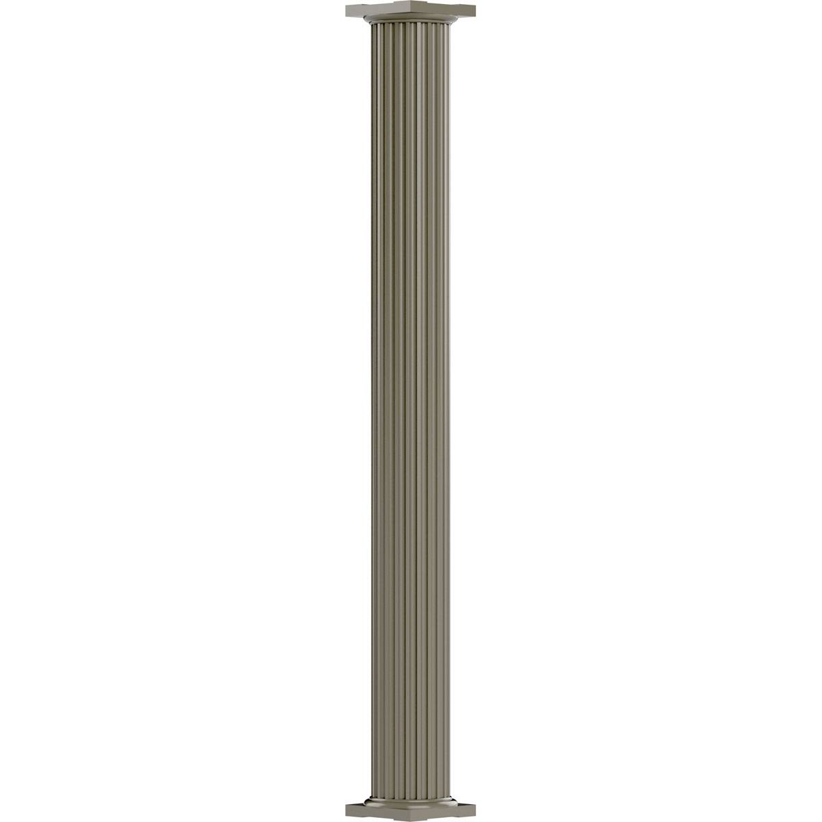 8x22 x 9 Aluminum Column, Round Shaft, 2 Halves Included Z8913