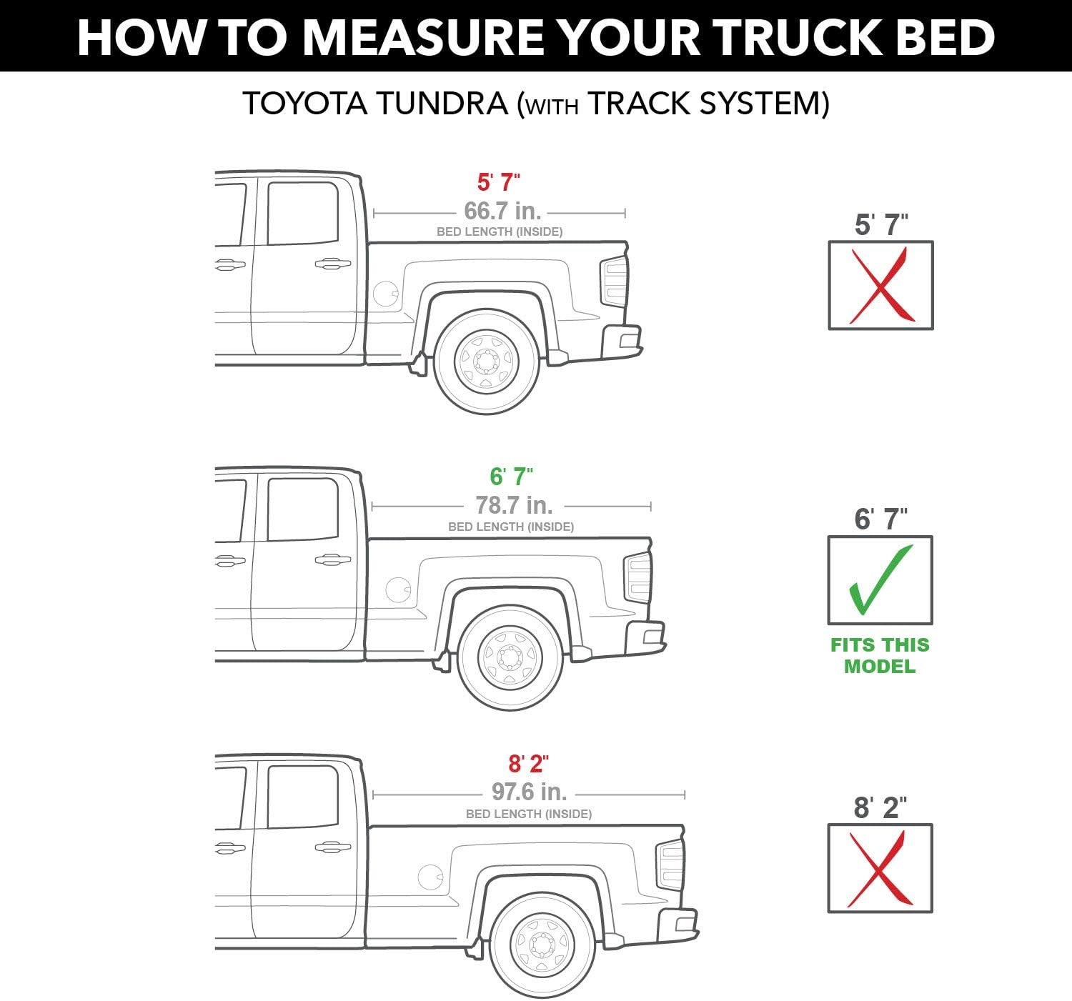 Soft Tri-Fold Truck Bed Tonneau Cover S19862