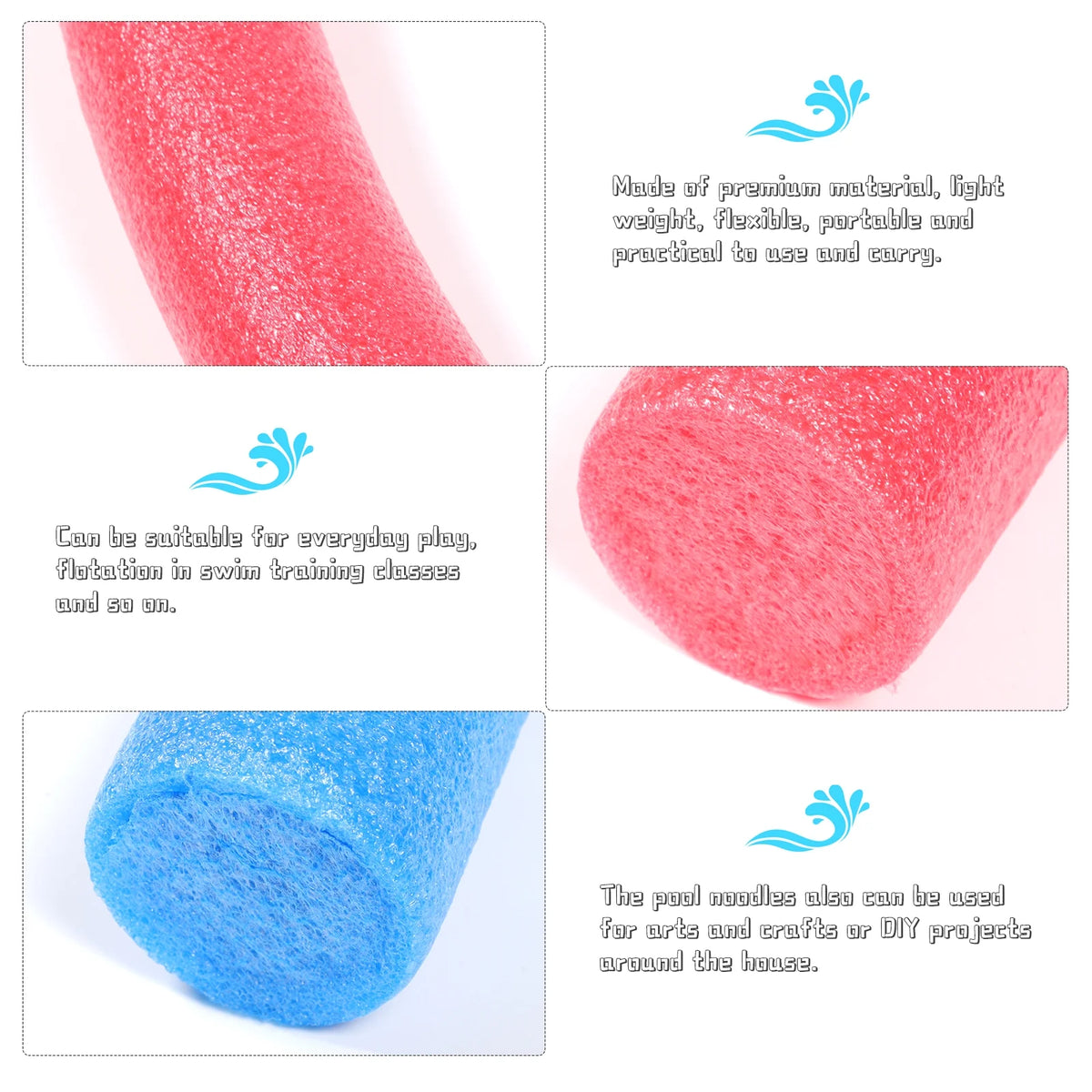 Swimming Stick Water Noodles Pool Toys Foam Cylinder V995