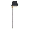 Navy Swing Arm Sconce with Shade M2324