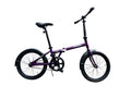 Purple Aluminum Folding Bike J607