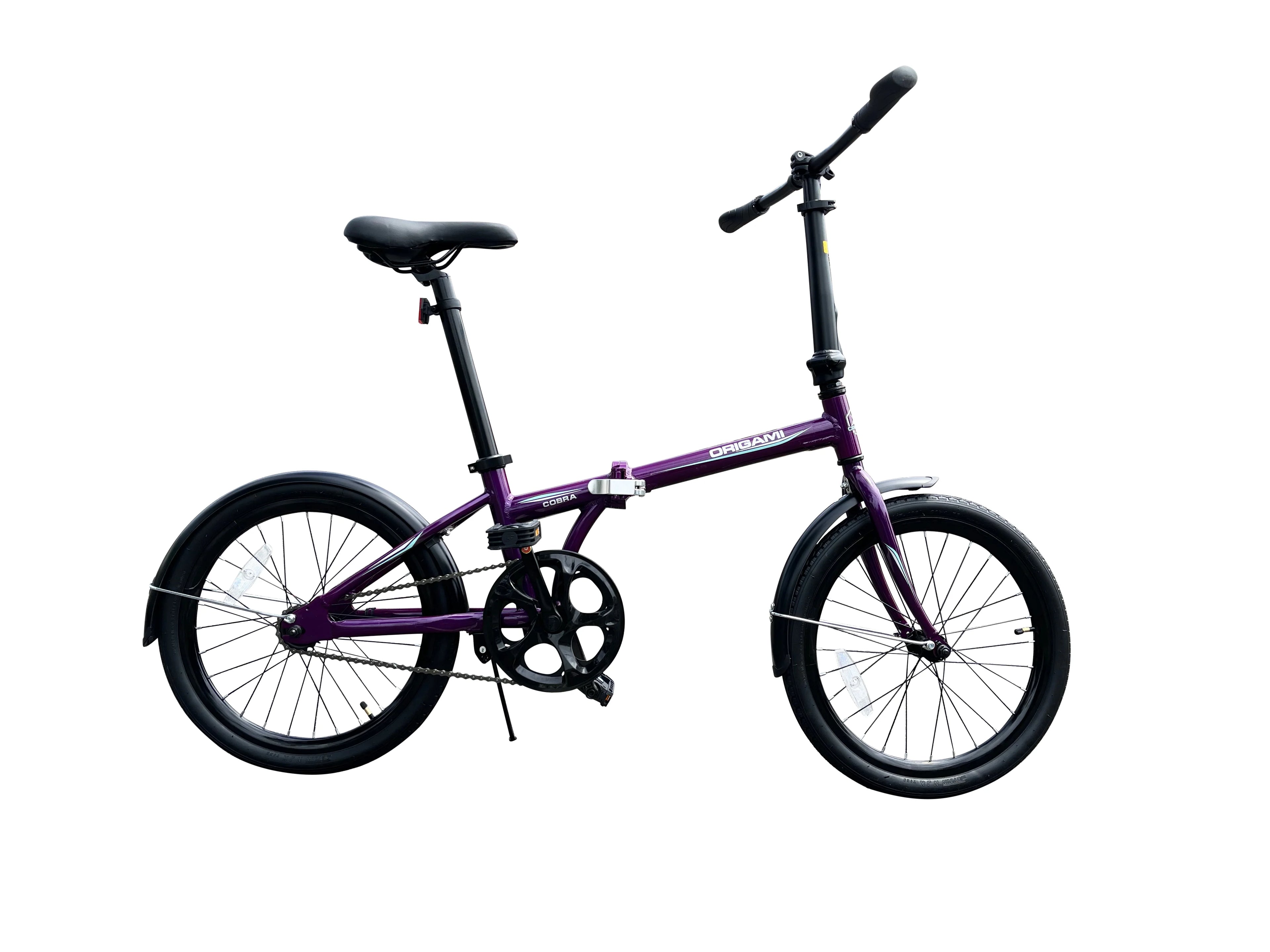 Purple Aluminum Folding Bike J607