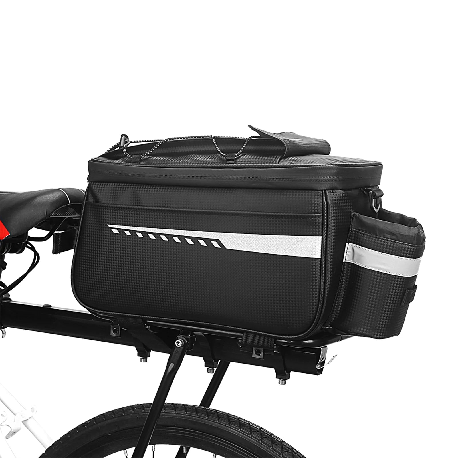 Insulated Waterproof Bicycle Rear Rack Trunk Cooler Bag Y556096