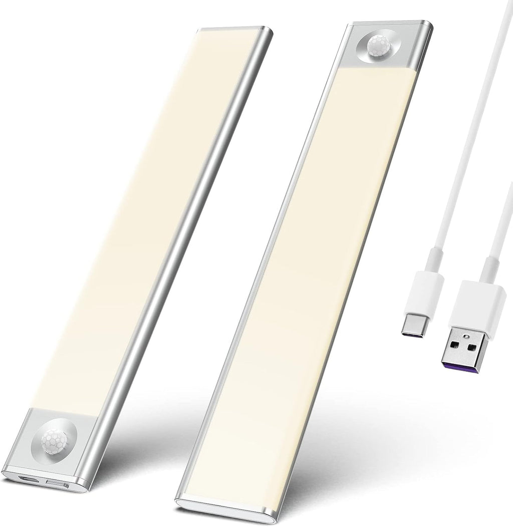 40 LED Motion Sensor Lights USB Rechargeable Magnetic Lights Pack of 2 K87305