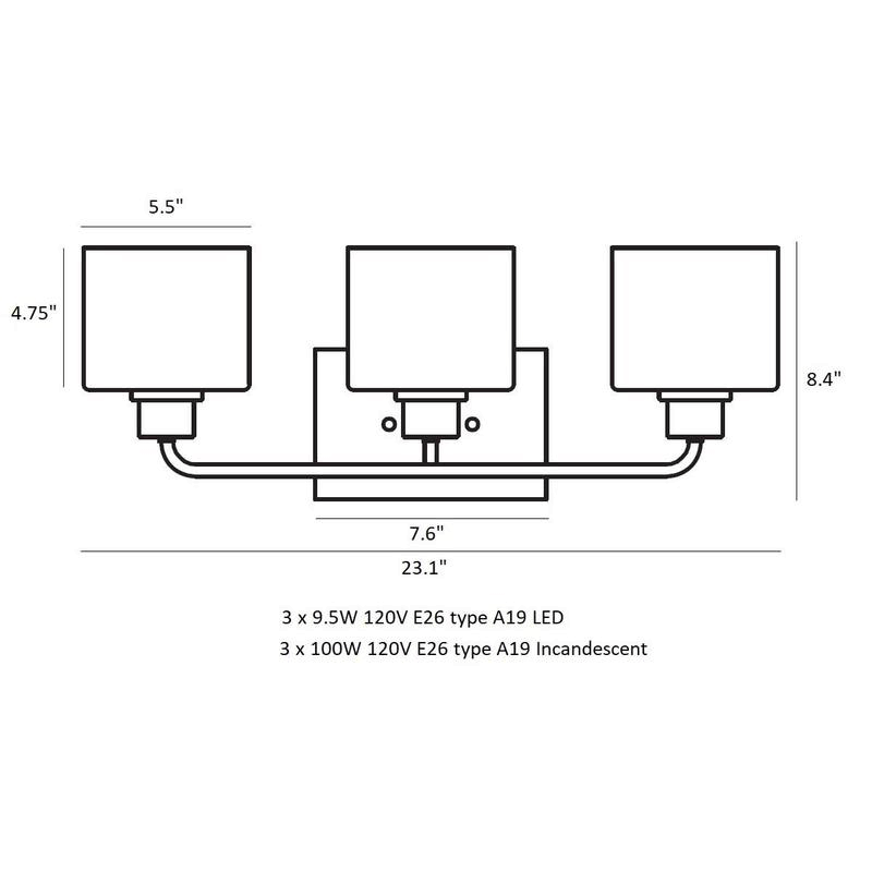 2-Light Wall/Bath Light Brushed Nickel R1379