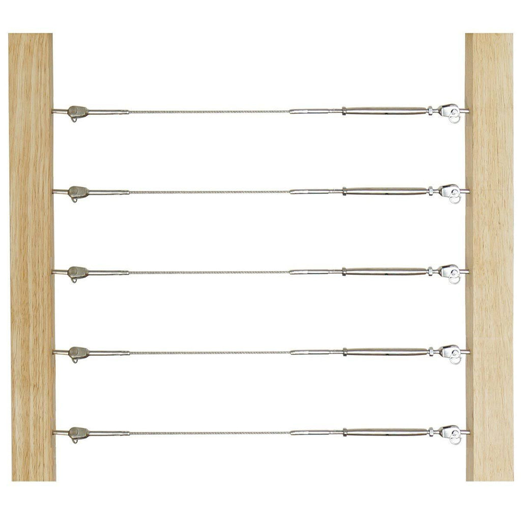 20 Set Stainless Steel Cable Railing Kits X26865
