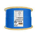 Blue Shielded Cat7A Ethernet Cable 1000ft Reel Y9075