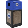 Black Container with Blue Lid D22490