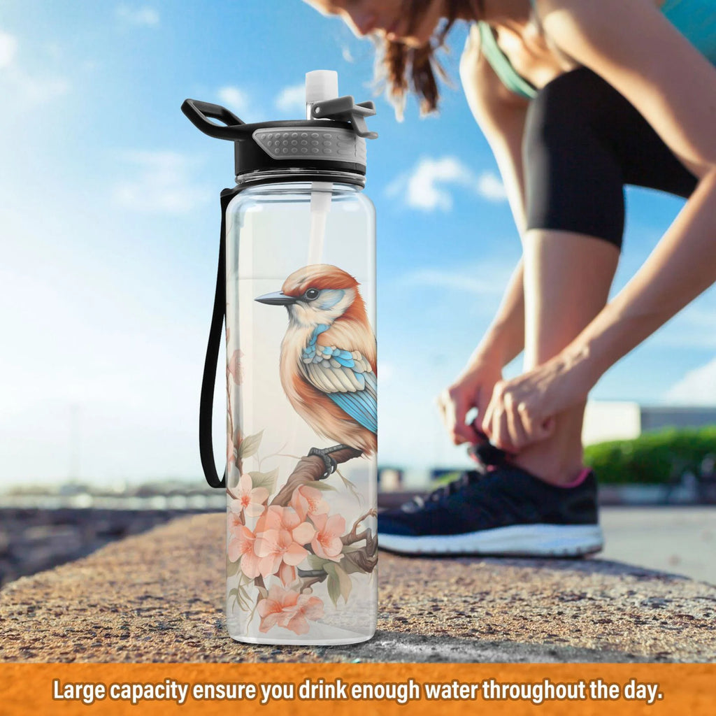 32oz Tritan Sports Water Bottle with Straw U8162