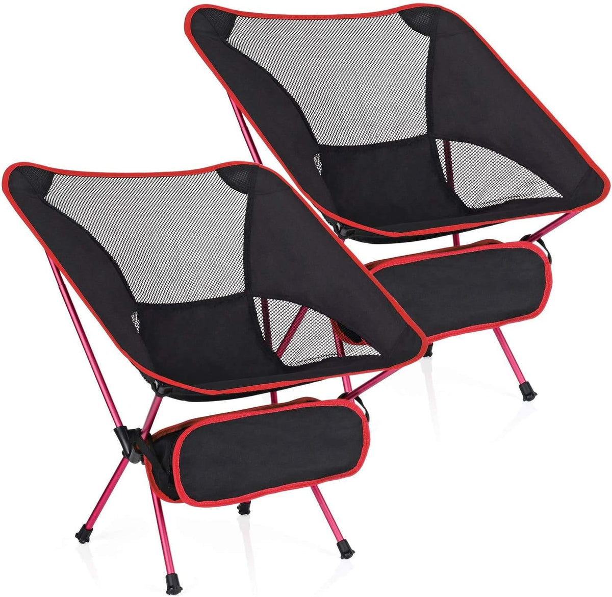 2 Pack Ultralight Portable Folding Camping Chair with Carry Bag Q564