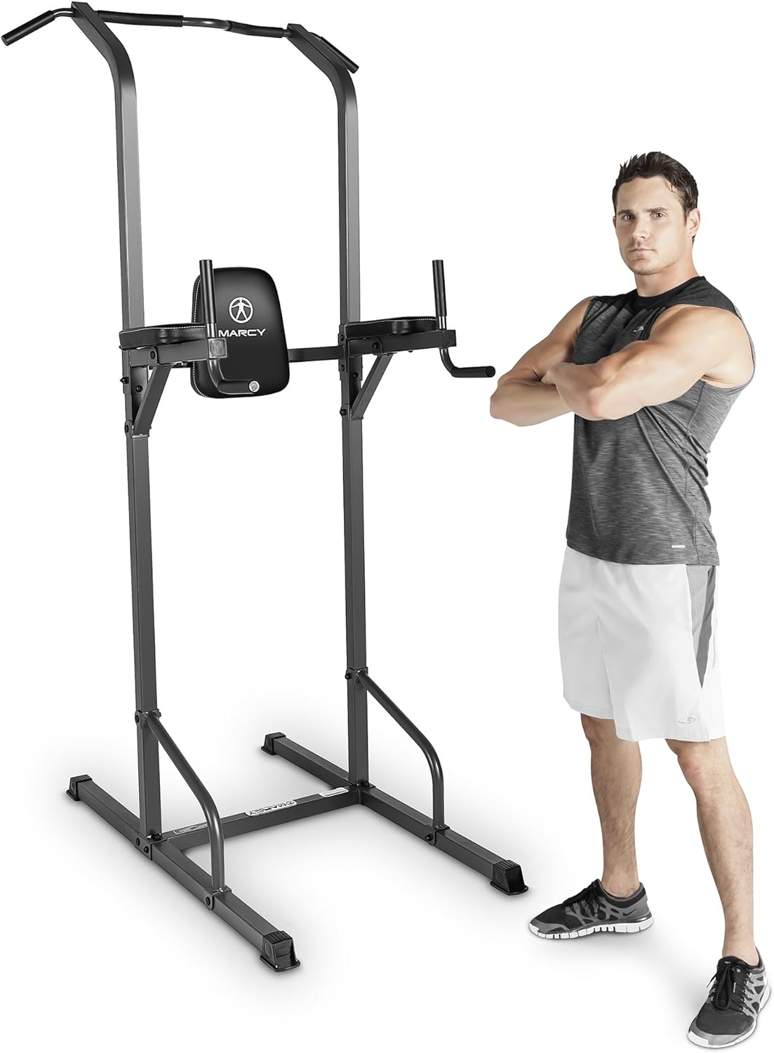 Black Pull Up & Dip Station B184
