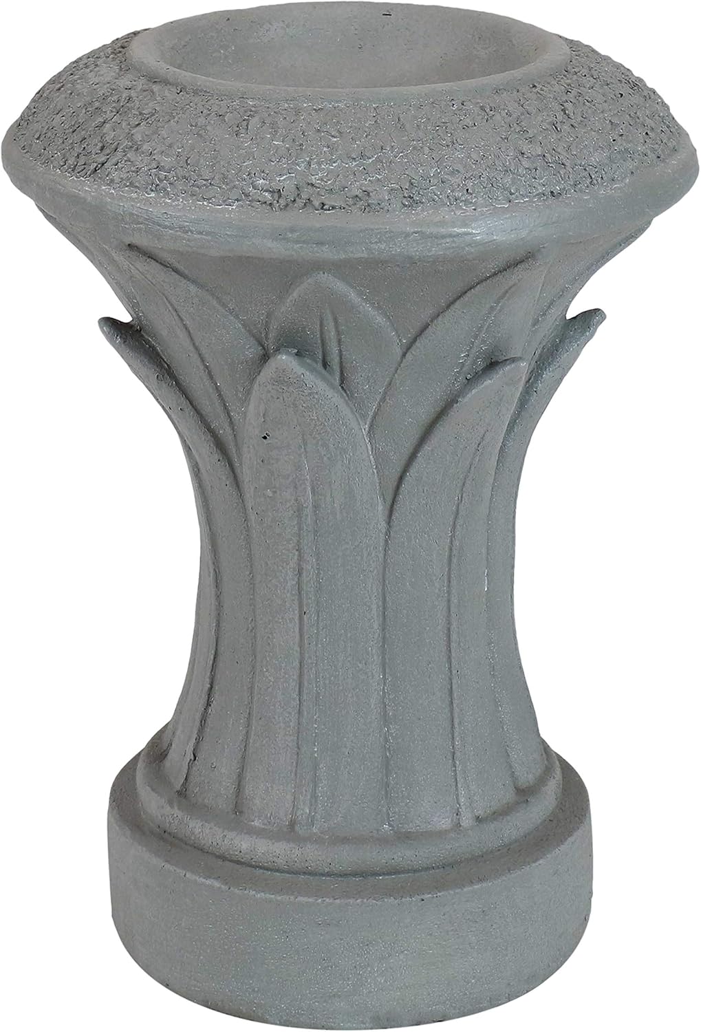 Travertine Column-Style Gazing Ball Pedestal for 10-Inch to 12-Inch Garden Spheres H210560
